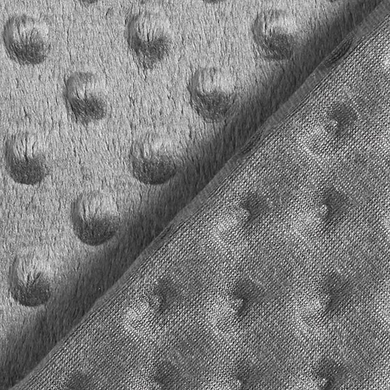 Mysfleece präglade prickar – grått, image number 4