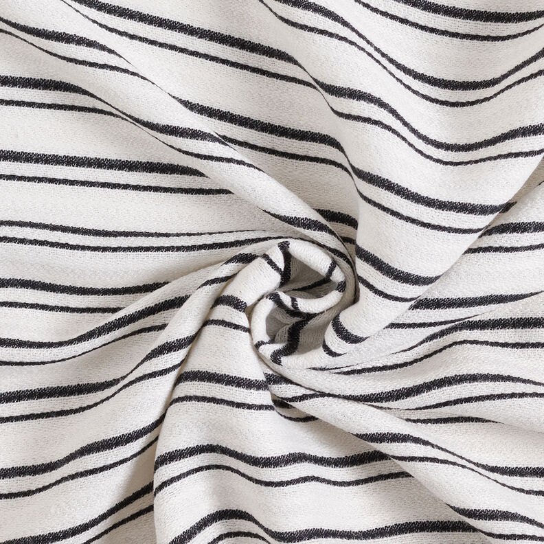 blustyg crepe oregelbundna ränder – vit/svart,  image number 4