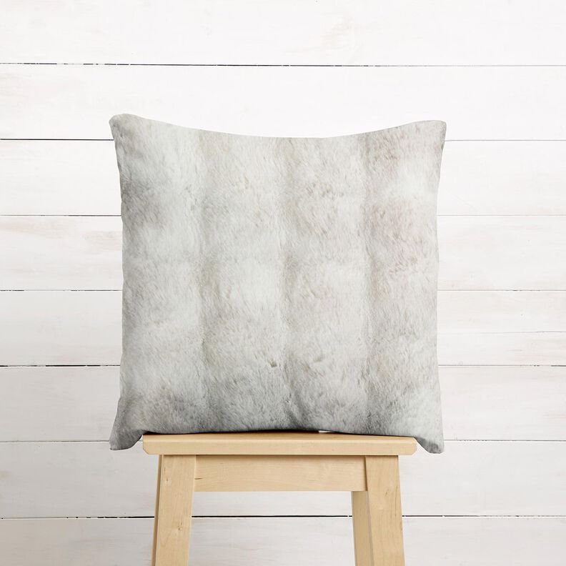 Fuskp&auml;ls l&aring;ngt h&aring;r med f&auml;rggradient &ndash; silvergr&aring;,  image number 6