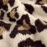 sherpa teddyplysch leopardmönster – mandel/svart,  thumbnail number 2