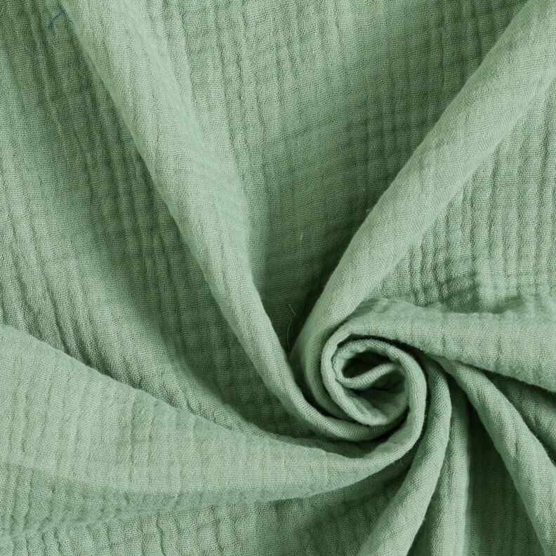 GOTS Bomullsmuslin i tre lager – vass,  image number 4