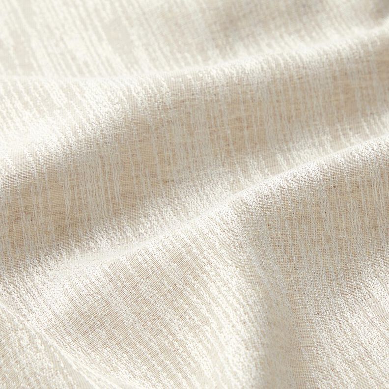 Dekorationstyg Jacquard abstrakt väv återvunnen – natur, image number 2