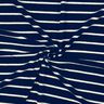 frottéjersey ränder – nattblå/elfenbensvit,  thumbnail number 3