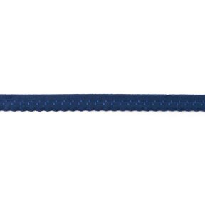Elastistiskt infattningsband Spets [12 mm] – marinblått, 
