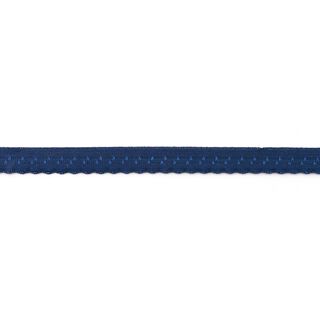 Elastistiskt infattningsband Spets [12 mm] – marinblått, 