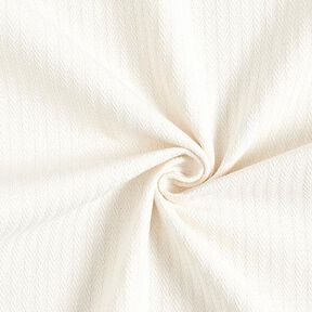 Dekorationstyg Jacquard diskreta ränder – yllevit, 