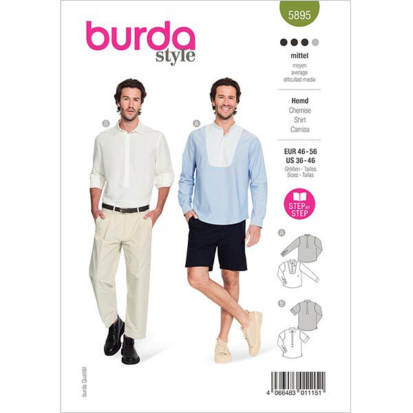 Skjorta | Burda 5895 | 46-56, image number 1
