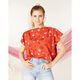 GOTS Bomullsjersey Prickar | Tula – terracotta,  thumbnail number 7