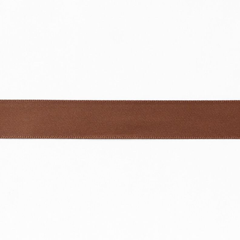 Satinband [15 mm] – mellanbrunt,  image number 1