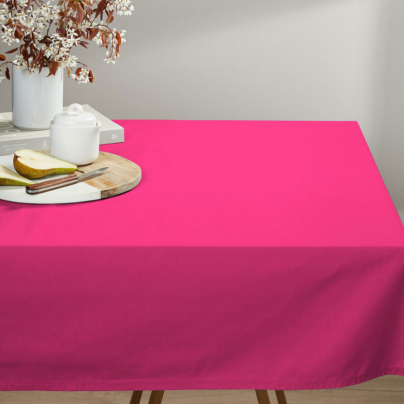 Bomullstyg Kretong Enfärgat – intensiv rosa, image number 5