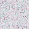 Bomullstyg Poplin ljuva blommor – pepparmynta/pastellviolett,  thumbnail number 1
