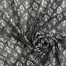 Chiffong ornamentmönster – vit/svart,  thumbnail number 3