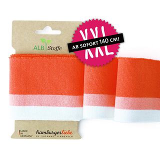 GOTS Ekologiska stickade muddar CUFF ME COLLEGE [140 cm | 7,5 cm] | Albstoffe | Hamburger Liebe, 