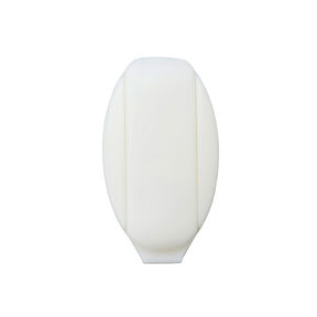 Snörstopp Clip [Längd: 25 mm] – vit, 