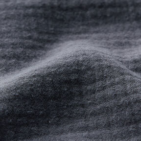 Muslin/Dubbel-krinkelväv – mörkgrå, 