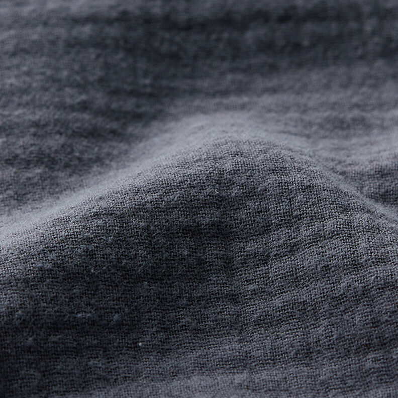 Muslin/Dubbel-krinkelväv – mörkgrå,  image number 3
