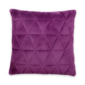 Plysch SHORTY [1 m x 0,75 m | lugg: 1,5 mm] - aubergine | Kullaloo, 