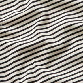 Bomullsjersey Smala r&auml;nder &ndash; kr&auml;m/svart, 