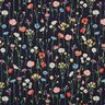 Dekorationstyg Gobeläng Vilda blommor – svart/rose,  thumbnail number 1