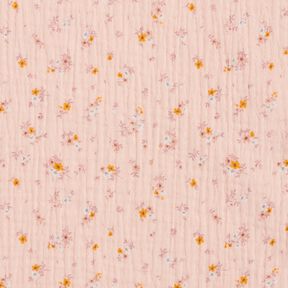 Muslin/Dubbel-krinkelväv romantiska blommor – rose, 