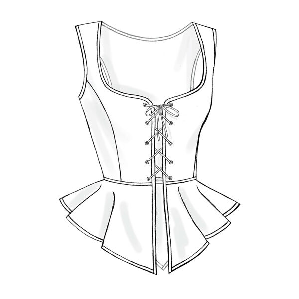 Historisk dräkt, Butterick 4669|40 - 46, image number 4