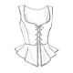 Historisk dräkt, Butterick 4669|40 - 46,  thumbnail number 4