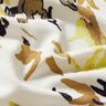 Viskosjersey med blommor – vit,  thumbnail number 2