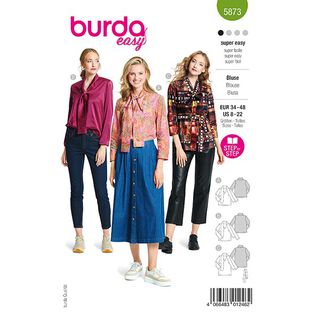 Blus | Burda 5873 | 34-48, 