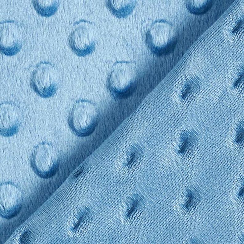 Mysfleece präglade prickar – ljusblått, image number 4
