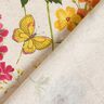 Dekorationstyg Halvpanama ängsblommor – natur/hallon,  thumbnail number 4