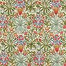 Dekorationstyg Gobeläng blommigt motiv i jugendstil – kräm/ljusgrön,  thumbnail number 1