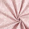 Bomullsflanell Herzen &ndash; rosa,  thumbnail number 3
