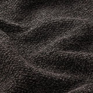 stickad bouclé melange – antracit, 