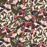 Viskostyg Abstrakt blomsterhav – ljus bärfärg/mörk furu,  thumbnail number 1