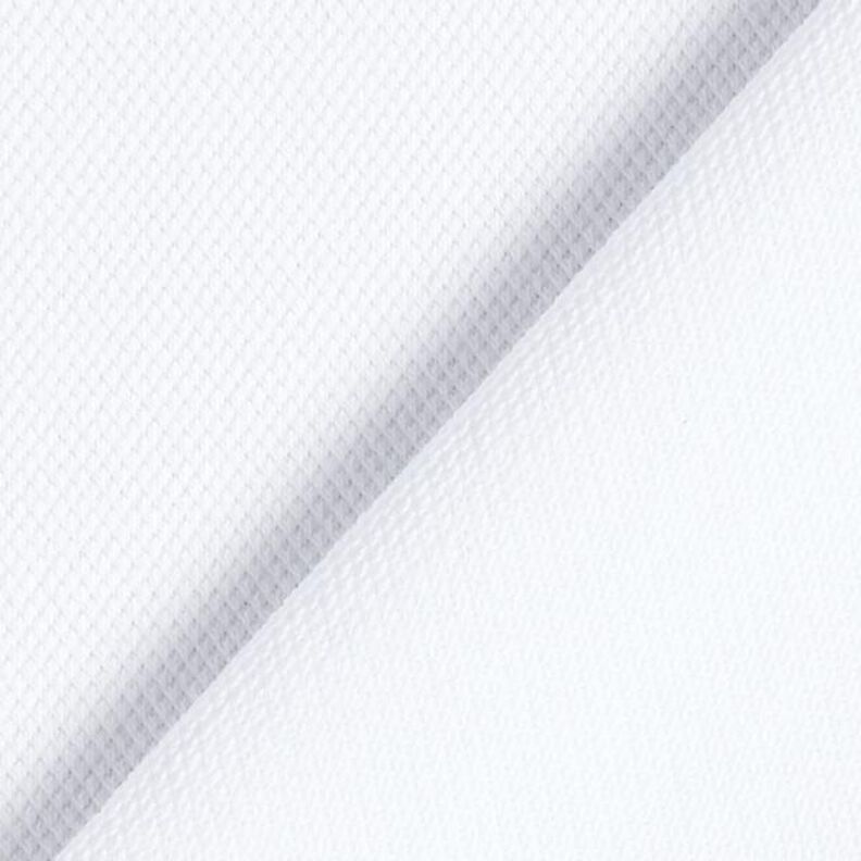 Bomullsjersey Piqué fin – vit,  image number 3