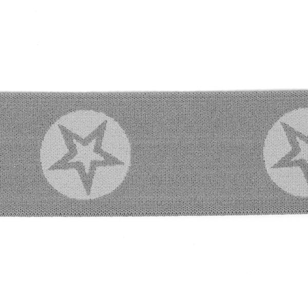 Gummiband Stars [40 mm] - grått,  image number 1