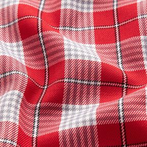 Viskosblandning glencheck – chiliröd, 