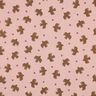 GOTS Muslin/Dubbel-krinkelväv Fåglar och hjärtan | Poppy Fabrics – gammalt rosa,  thumbnail number 1