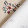 GOTS Bomullsjersey Spridda blommor | Poppy Fabrics – mandel,  thumbnail number 4