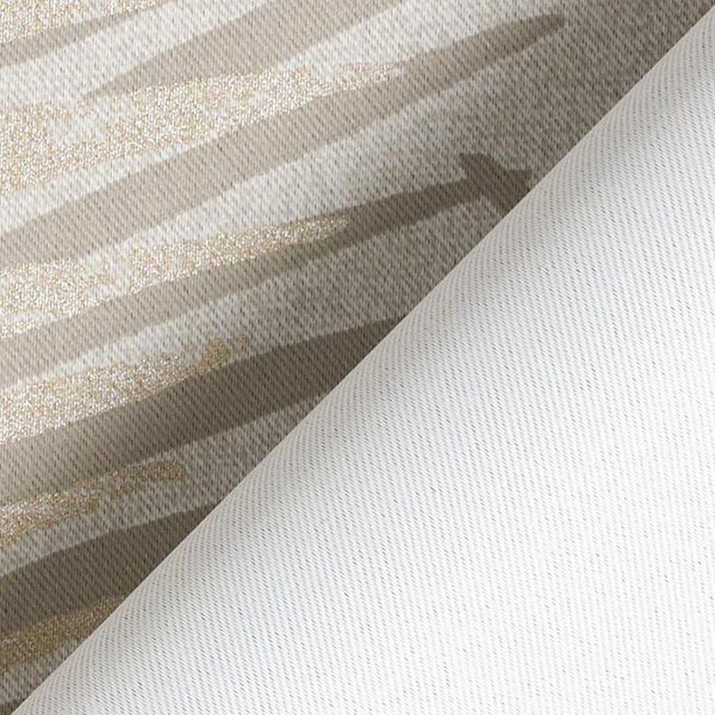 Mörkläggningstyg Palmblad Metallic – beige/guld,  image number 4