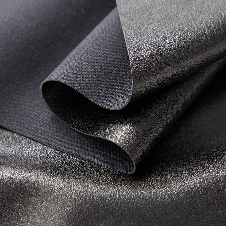läderimitation lätt enfärgad – svart,  image number 3