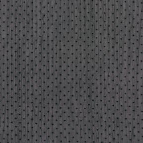 chiffong glitterränder och prickar – svart, 