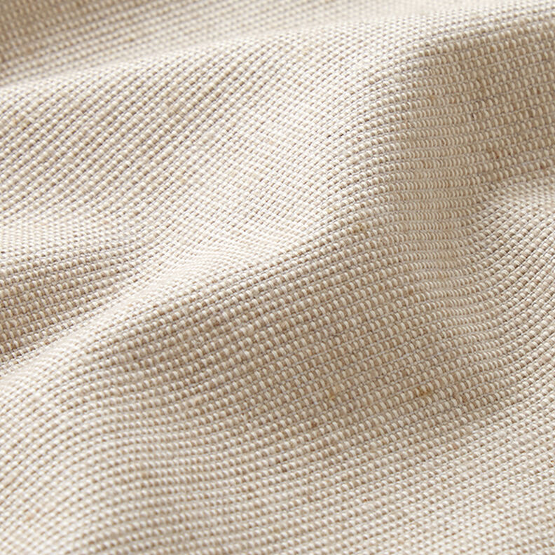 Dekorationstyg halvpanama ribbstruktur återvunnen bomull – beige,  image number 2