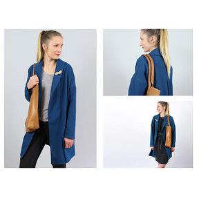 FRAU KATI Sweatjacka med sjalkrage och inverterat veck | Studio Schnittreif | XS-XXL, 