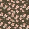 Bomullsjersey Söta blommor – khaki,  thumbnail number 1