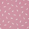 Bomullsjersey Fjädrar – gammalt rosa,  thumbnail number 1