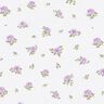Bomullspoplin ljuva rosor – lavender/vit,  thumbnail number 1