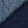 Jerseyjacquard Cloqué Flätat mönster – jeansblå,  thumbnail number 4
