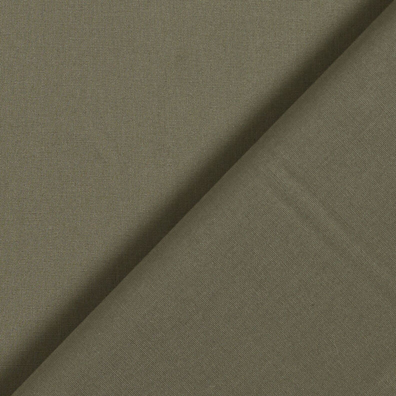 Poplin Stretch Enfärgat – khaki,  image number 3
