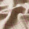Viskosmix glencheck med lurex – mandel/druva,  thumbnail number 2
